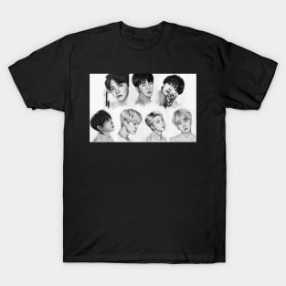 OT7 pencil drawing T-Shirt